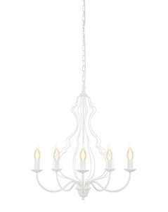Żyrandol prowansalski do salonu MARGARITA 16330/N 5-ramienny
