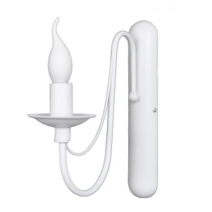 Kinkiet świecznikowy ROSSI biały 1397C/AX 