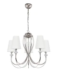 Srebrny klasyczny żyrandol MELADE 11615- MY 5 NI/2S/J 5-ramienny