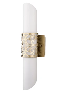 Elegancki złoty kinkiet z ornamentami VENIRO H1260-02-N/MA