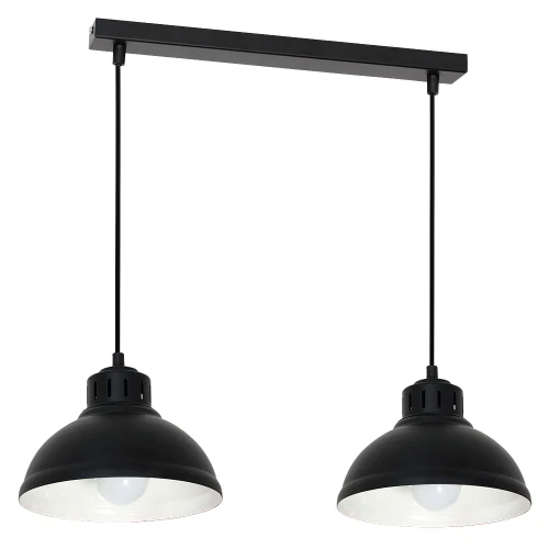 nowoczesna czarna lampa wisząca