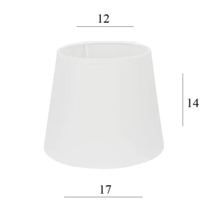 Abażur do żyrandola biały 12S-E27 12/17 wys 14