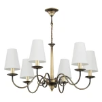 Patynowy żyrandol z abażurami ASTOR 2S 1O2896 W6 PAT/2S/Le