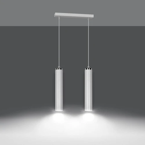 Lampa-wisząca-biała-2-płomienna-955/2/E