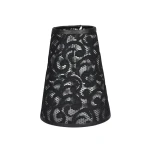 Czarny ABAŻUR z koronki 2S-E14 czarna koronka 7/12 wys 15