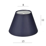 ABAŻUREK granatowy do lampki 1S-E14  8/15 wys 11 
