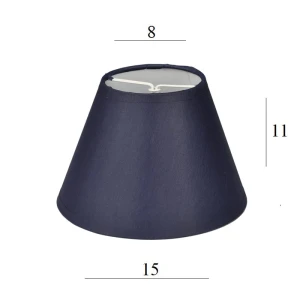 ABAŻUREK granatowy do lampki 1S-E14  8/15 wys 11 