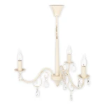 Żyrandol świecznikowy do sypialni VELEA 1O193 AB/Le 3-płomienny