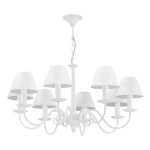 8-ramienny biały żyrandol klasyczny ASTOR 1S 1O2898 W8 BIA/1S/Le