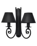 LIVA 717A/27/14 czarny podwójny kinkiet