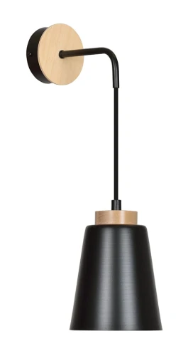 Lampka-ścienna-czarna-1-płomienna-442/K1/E