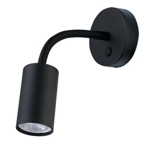 Czarny kinkiet regulowany EJE FLEKSI S 19068 BL/N