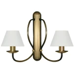 Elegancki podwójny kinkiet KORNE 1391/K2/1S/01/Le 