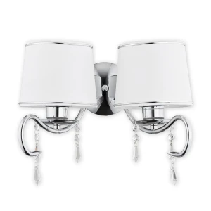 Kinkiet podwójny z kryształkami BARISO 1O2471 K2 CH/Le 