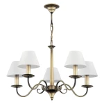 Patynowany żyrandol 5-ramienny ASTOR 1S 1O2895 W5 PAT/1S/Le