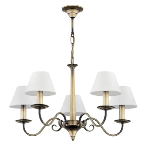 Patynowany żyrandol 5-ramienny ASTOR 1S 1O2895 W5 PAT/1S/Le