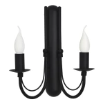 ROMANOS 12046/27 czarny kinkiet podwójny świecznik
