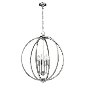 Nowoczesna lampa wisząca glamour CORINO FE/C1ORINNE/6P/L/EL 6-punktowa