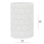Abażur do lampki walec 2W-E27 koronka 15/22
