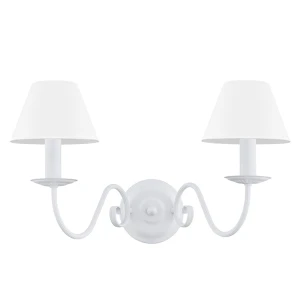 Elegancki podwójny kinkiet ASTOR 1S 1O2891 K2 BIA/1S/Le