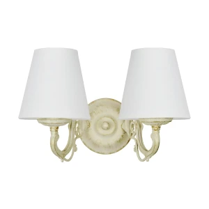 Podwójny kinkiet ecru VIOLA O3001 K2 AB/AB/01/Le