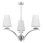 Nowoczesny żyrandol z abażurami KAPRIS 2S 1O2863 W3 CH/2S/Le