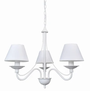 Biała lampa ROMA 1397E/3/1/01/AX 3-ramienna