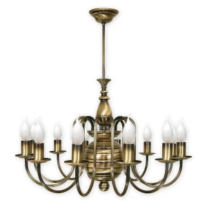 12-płomienny żyrandol świecznikowy KANDILEB 1196/W12/Le
