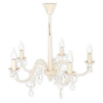 Świecznikowa lampa sufitowa do salonu VELEA 1O1955 AB/Le 5-płomienna