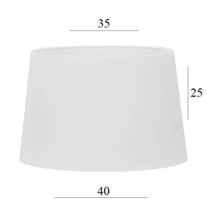 Duży abażur do lampy podłogowej  2T-E27 35/40 wys 25