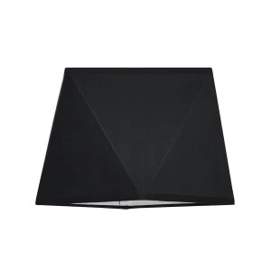 Czarny ABAŻUR do lampki, zwisu diament 1D-E27 czarny 16/16 wys. 16